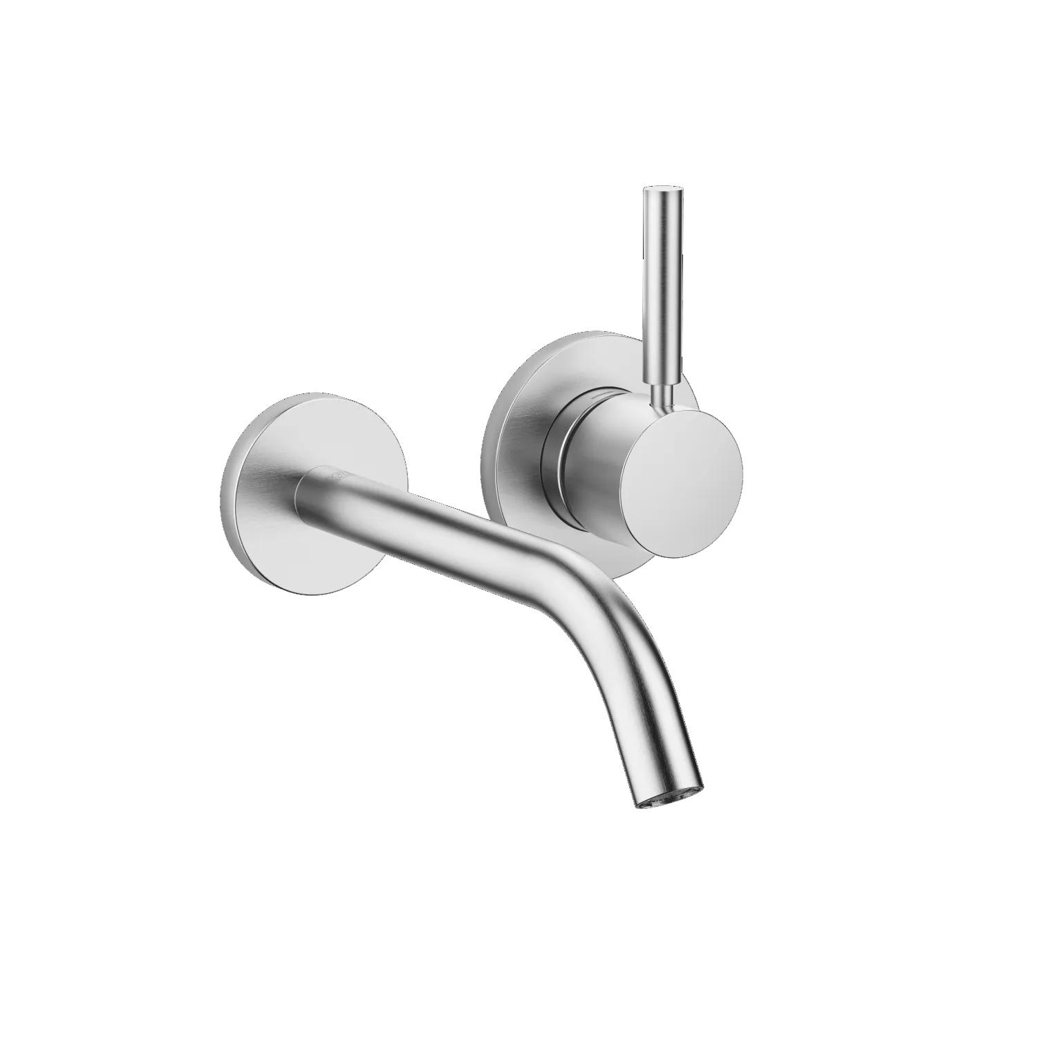 Dornbracht META Waschtisch-Wand-Einhandbatterie ohne Ablaufgarnitur - Chrom gebürstet