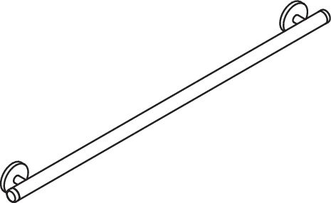 HEWI Haltegriff „System 800K“ in Sand HEWI Haltegriff „System 800K“ in Sand