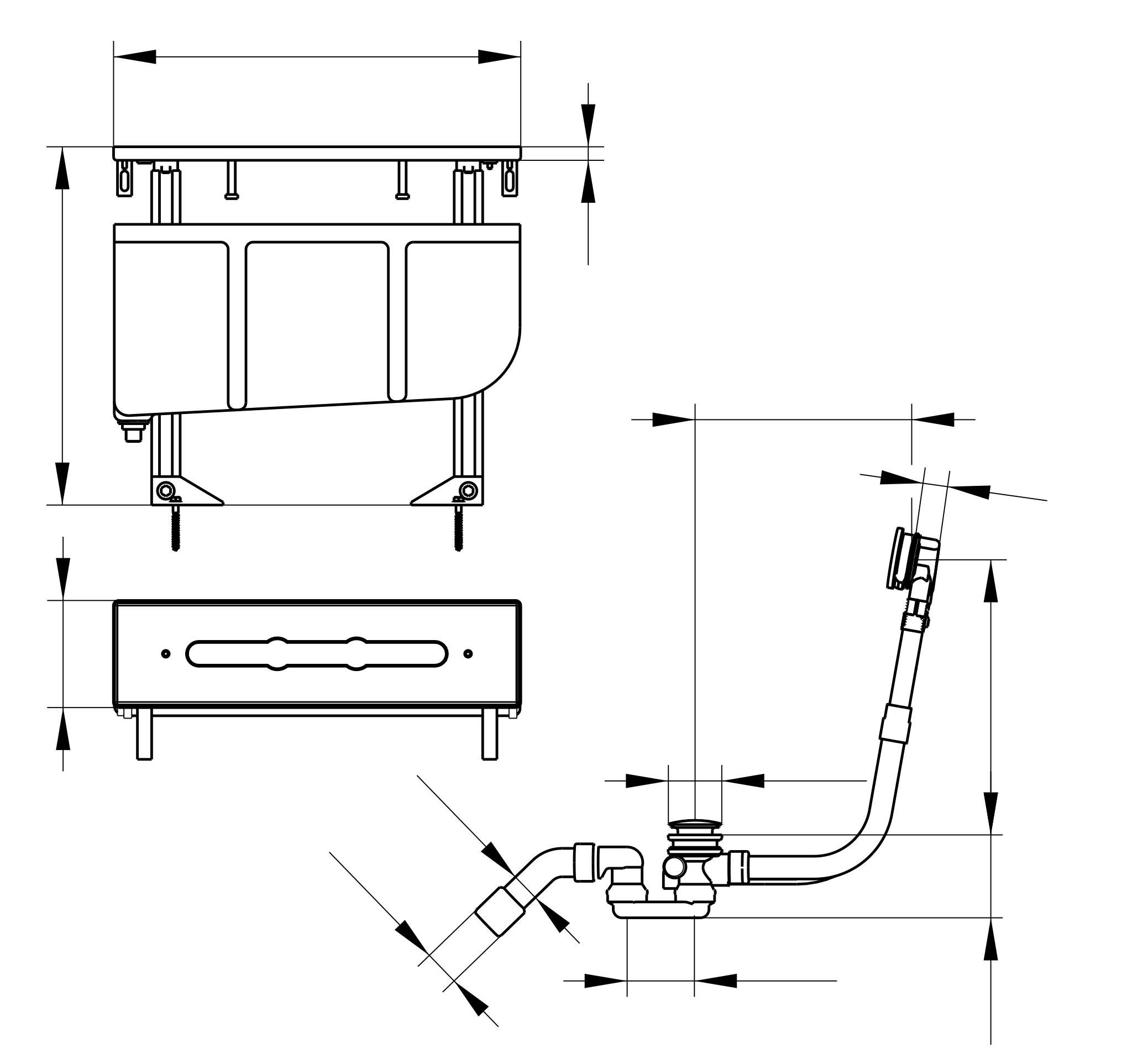 Arm.-Zub. 51130000075 Montageblock für 51130 010500 verchromt