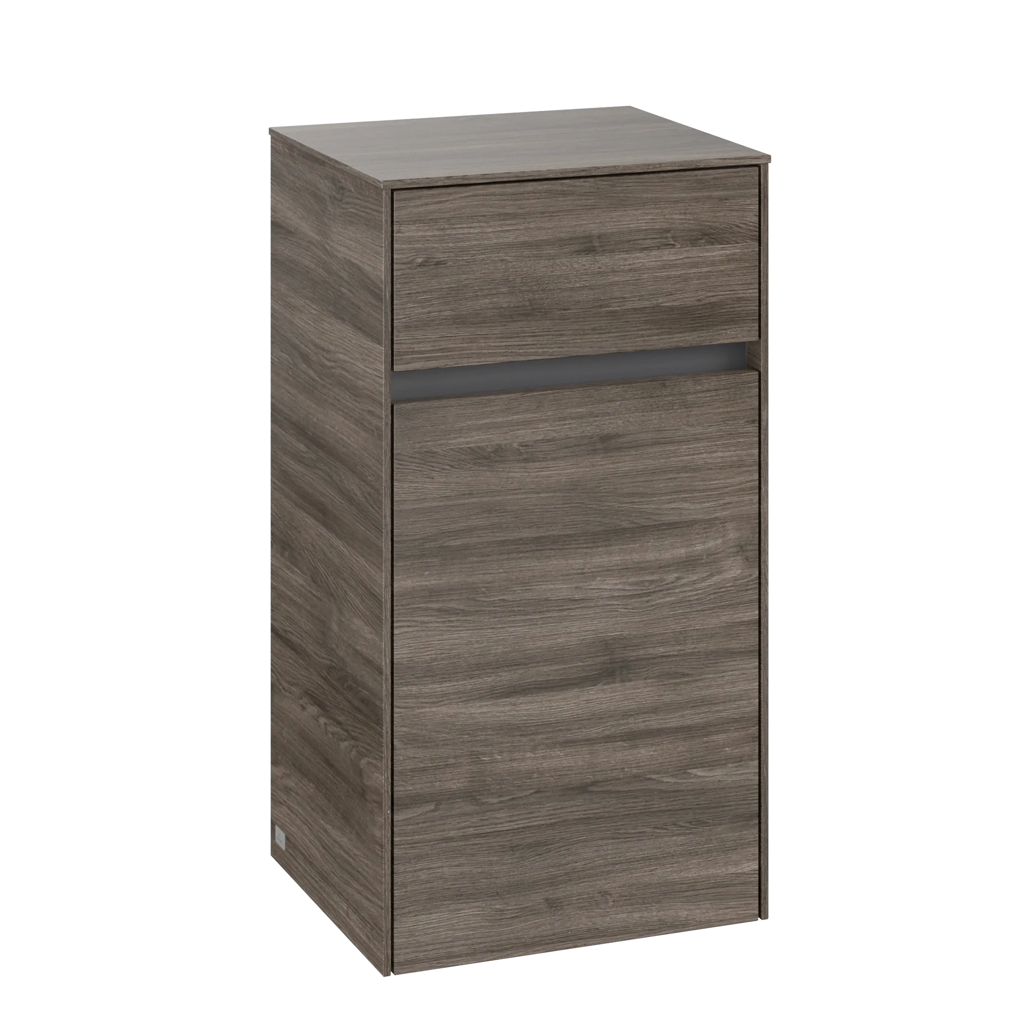 Villeroy & Boch Seitenschrank „Collaro“ 1 Tür, 1 Auszug / Schublade 40,4 × 74,8 × 34,9 cm 1 Tür, Anschlag (Scharnier) rechts, 1 Auszug / Schublade
