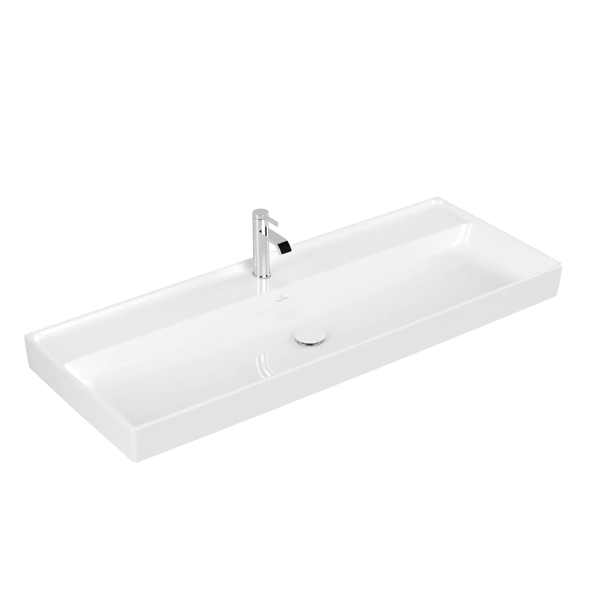 Villeroy & Boch Schrankwaschtisch Collaro 4A33C2, 1200x470x160 mm, weiß Alpin CeramicPlus, glänzend, TitanCeram, für 3-Loch-Armatur Villeroy & Boch Schrankwaschtisch Collaro 4A33C2, 1200x470x160 mm, weiß Alpin CeramicPlus, glänzend, TitanCeram, für 3-Loch-Armatur