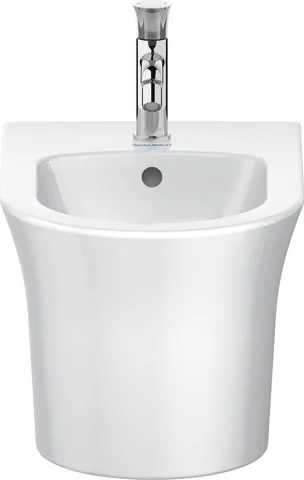 Duravit Wand-Bidet „White Tulip“, Befestigung sichtbar 37 × 54 × 31,5 cm