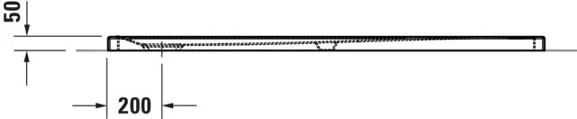 Duravit rechteck Duschwanne „Tempano“ 160 × 100 cm