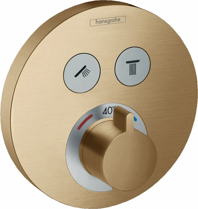 Thermostat Unterputz ShowerSelect S Fertigset 2 Verbraucher chrom