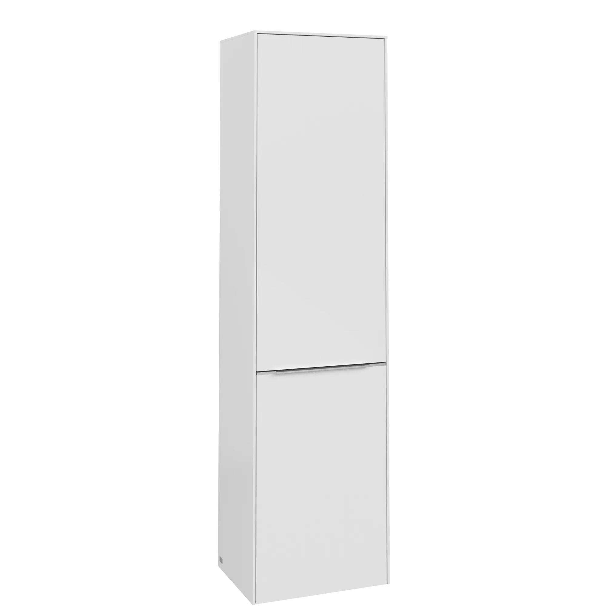 Villeroy & Boch Hochschrank mit Wäschekorb-Klappe „Subway 3.0“ 45 × 171 × 36,2 × 36,2 cm 1 Tür, 1 Wäscheklappe, 1 × fixer Fachboden, Anschlag: links, 2 × Glasfachboden, 1 Tür, Anschlag links