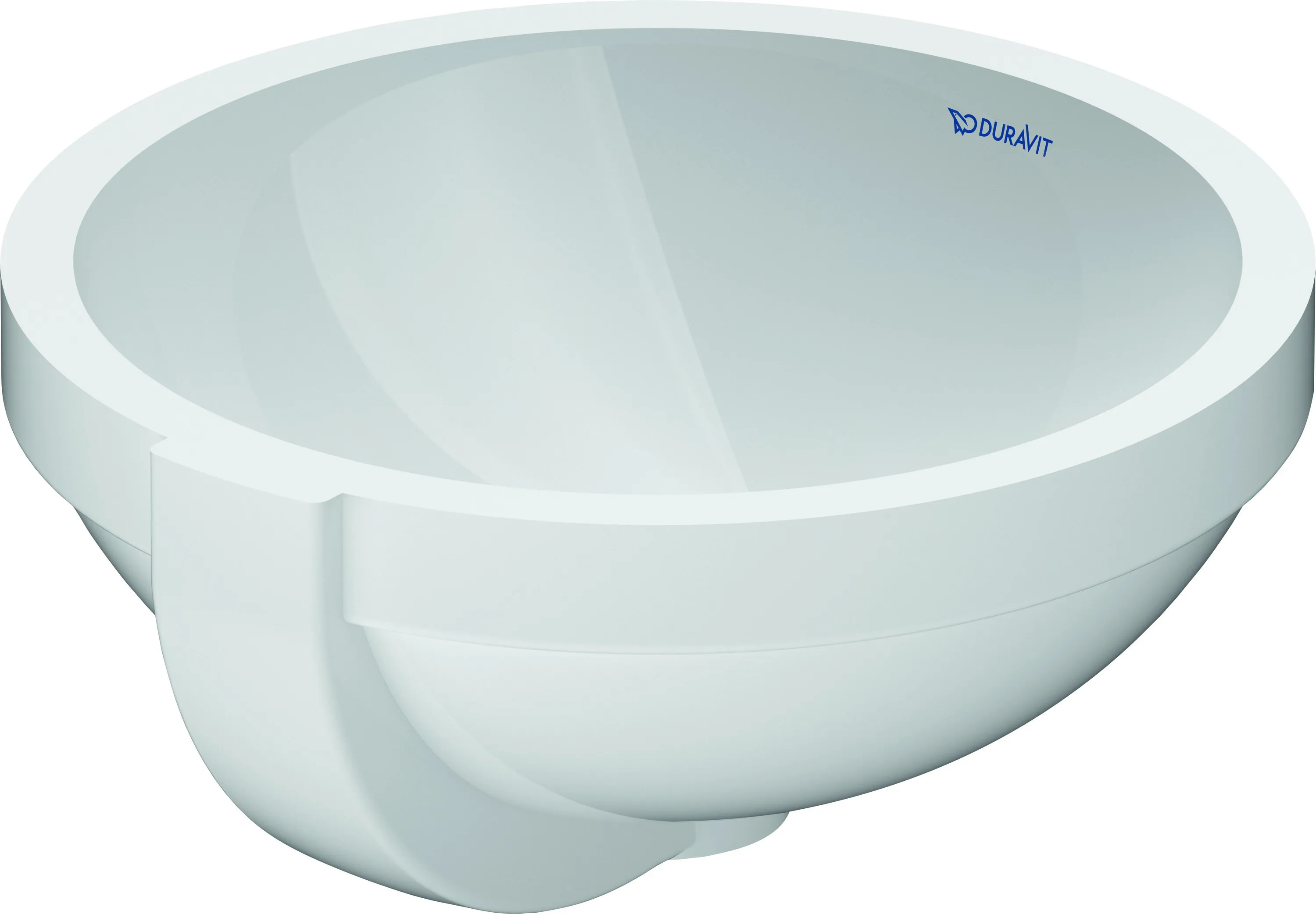 Einbauwaschtisch Architec 325 mm EB v.u.,m.ÜL,o.HLB,u.glasiert,weiß