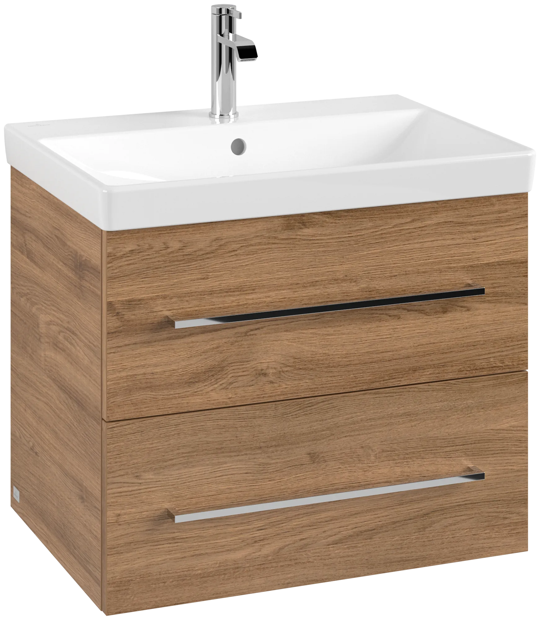 Villeroy & Boch Waschtischunterschrank „Avento“ für Schrankwaschtisch 630 × 514 × 452 mm Kansas Oak, Soft Closing