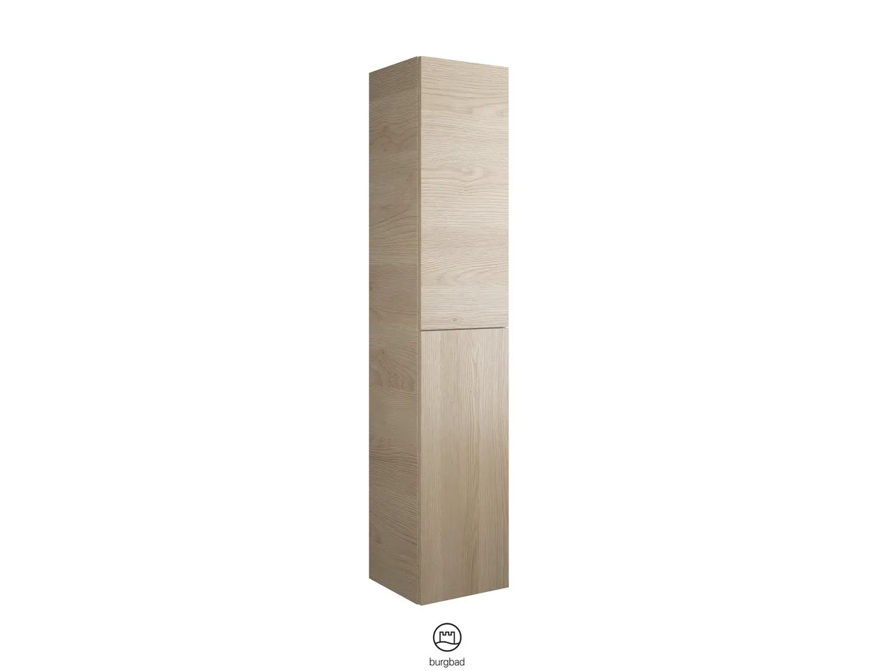 Hochschrank, 2 Türen mit Tip-On-Technik;2 Innenschubladen;4 Einlegeböden;1 fester Boden, Tiefe: 350 mm, Breite: 350 mm, Höhe: 1760 mm