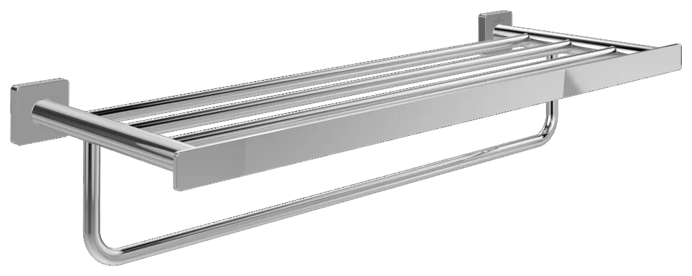 Villeroy & Boch Handtuchhalter „Elements-Striking“, Befestigung verdeckt in Chrom