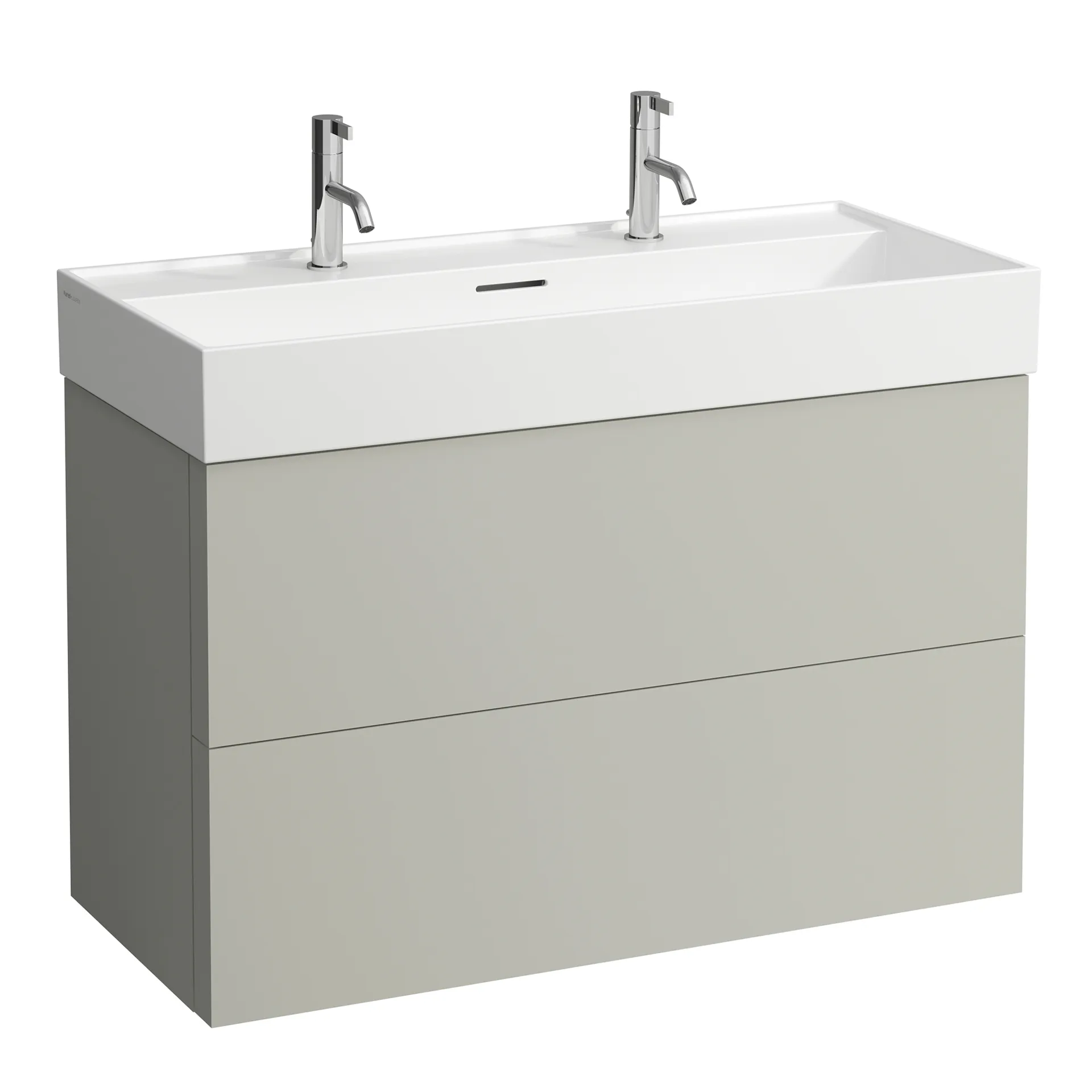 Laufen Waschtischunterbau „Kartell“ 450 × 600 × 985 mm Kieselgrau Laufen Waschtischunterbau „Kartell“ 450 × 600 × 985 mm Kieselgrau