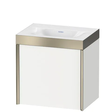 Duravit Waschtischunterschrank wandhängend „XViu“ 45 × 46 × 33 cm in Betongrau Matt