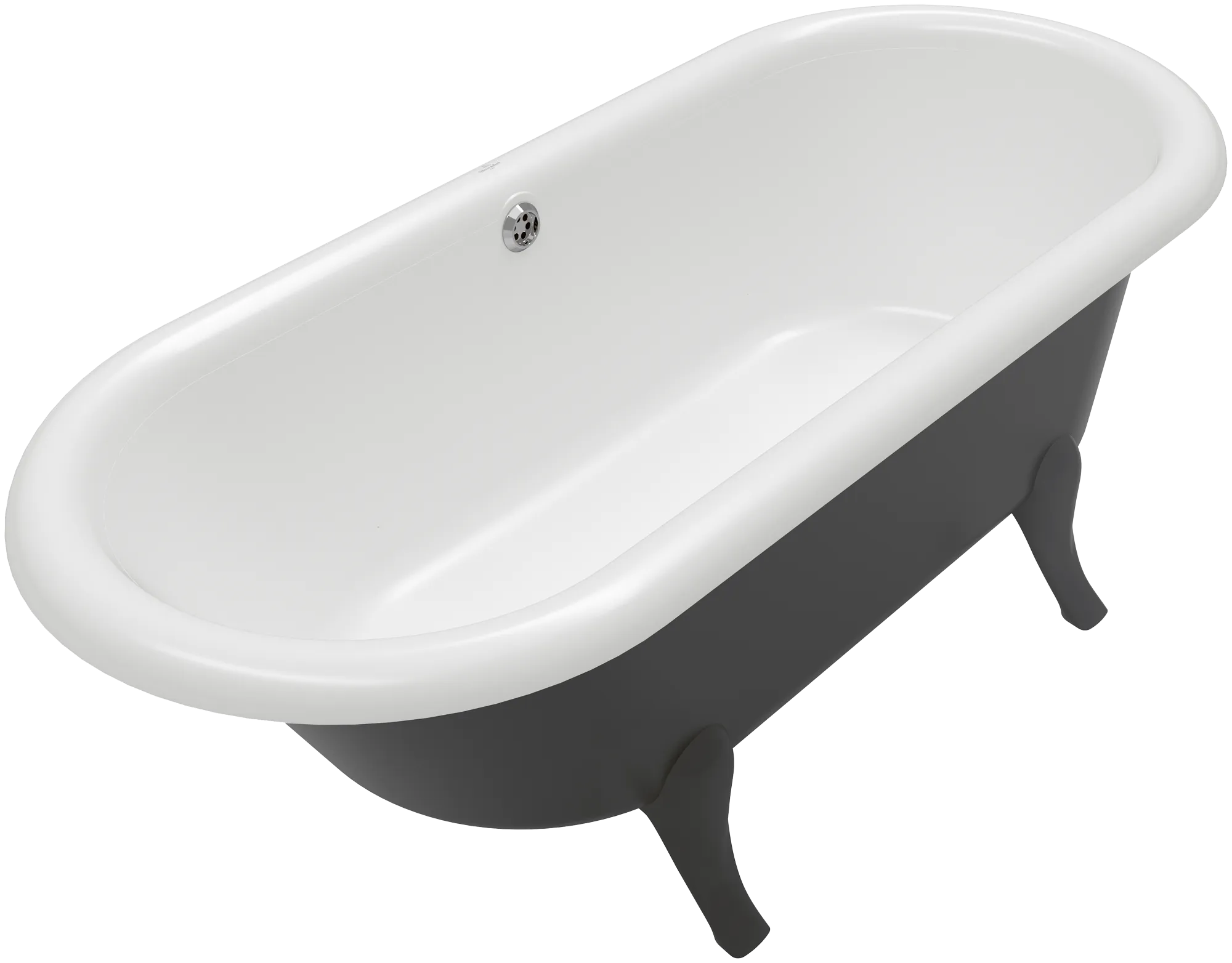 Villeroy & Boch Badewanne „Hommage“ freistehend oval 177,1 × 77,1 cm, Mittelablauf in Stone White Villeroy & Boch Badewanne „Hommage“ freistehend oval 177,1 × 77,1 cm, Mittelablauf in Stone White