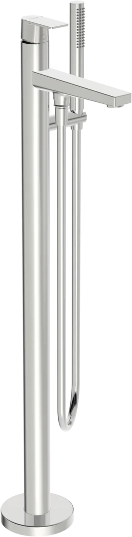 HansaSTELA Einhebelmischer Badebatterie mit Standrohr 5725 Ausladung 210mm Chrom HansaSTELA Einhebelmischer Badebatterie mit Standrohr 5725 Ausladung 210mm Chrom