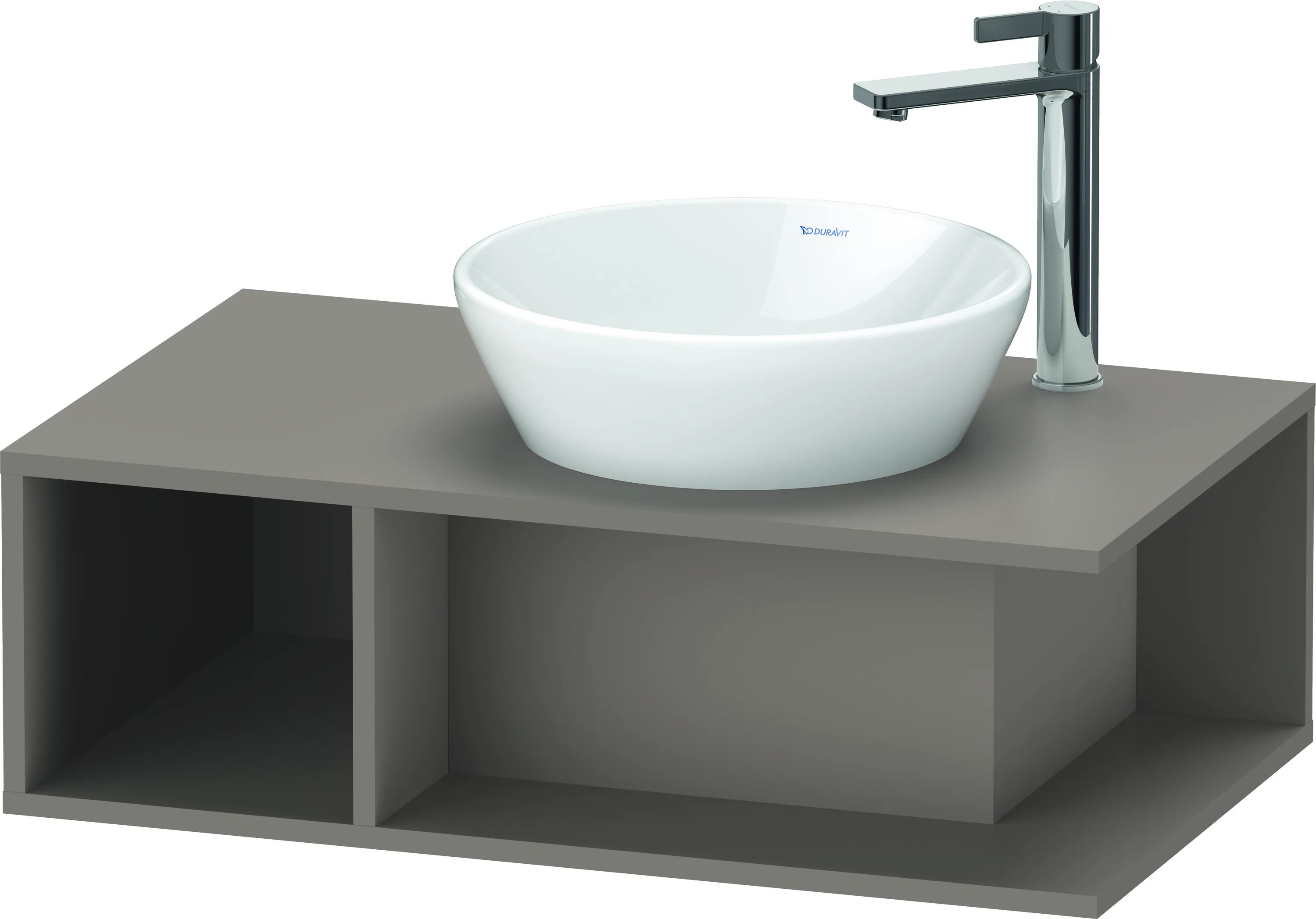Duravit Waschtischunterschrank wandhängend „D-Neo“ 80 × 26 × 48 cm Basalt Matt Duravit Waschtischunterschrank wandhängend „D-Neo“ 80 × 26 × 48 cm Basalt Matt