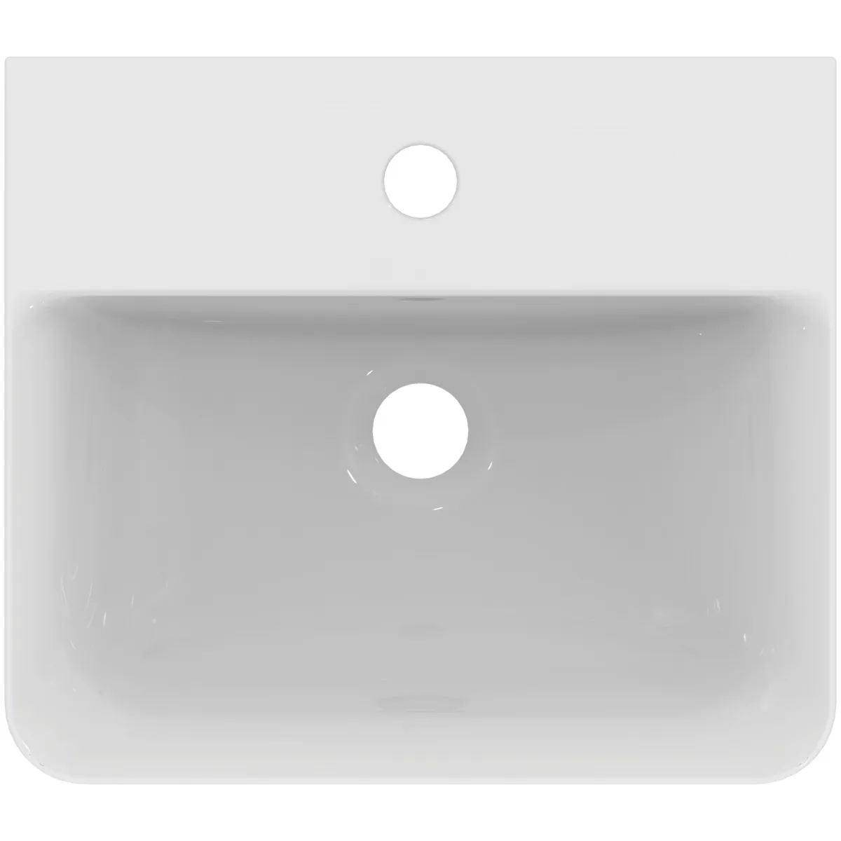 Waschbecken „ConnectAir“ 40 × 35 × 15 cm, Hahnlochposition mittig in Weiß Waschbecken „ConnectAir“ 40 × 35 × 15 cm, Hahnlochposition mittig in Weiß