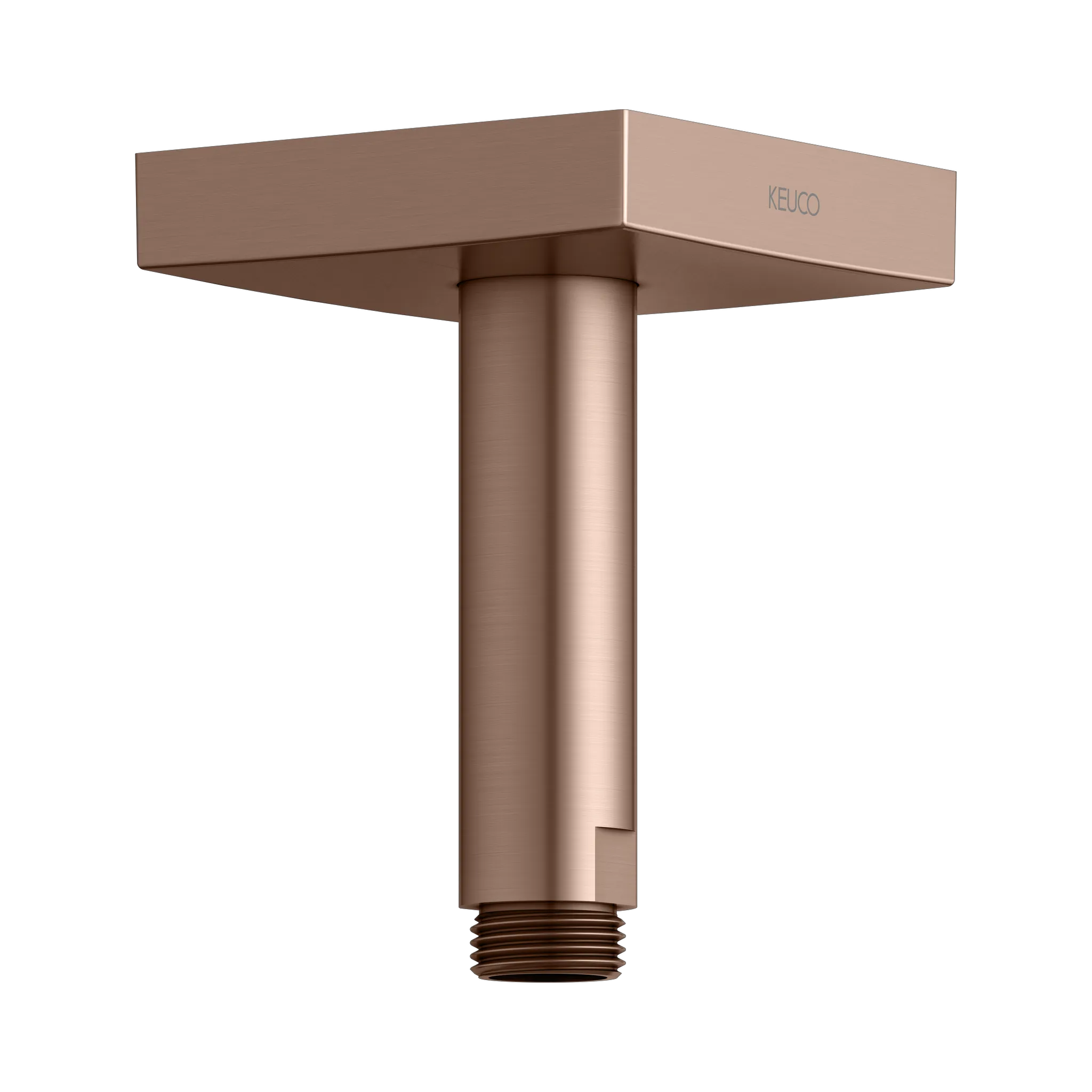 Brausen und Brausezubehör Brausearm Deckenanschluss 100 mm Rotgold gebürstet Brausen und Brausezubehör Brausearm Deckenanschluss 100 mm Rotgold gebürstet