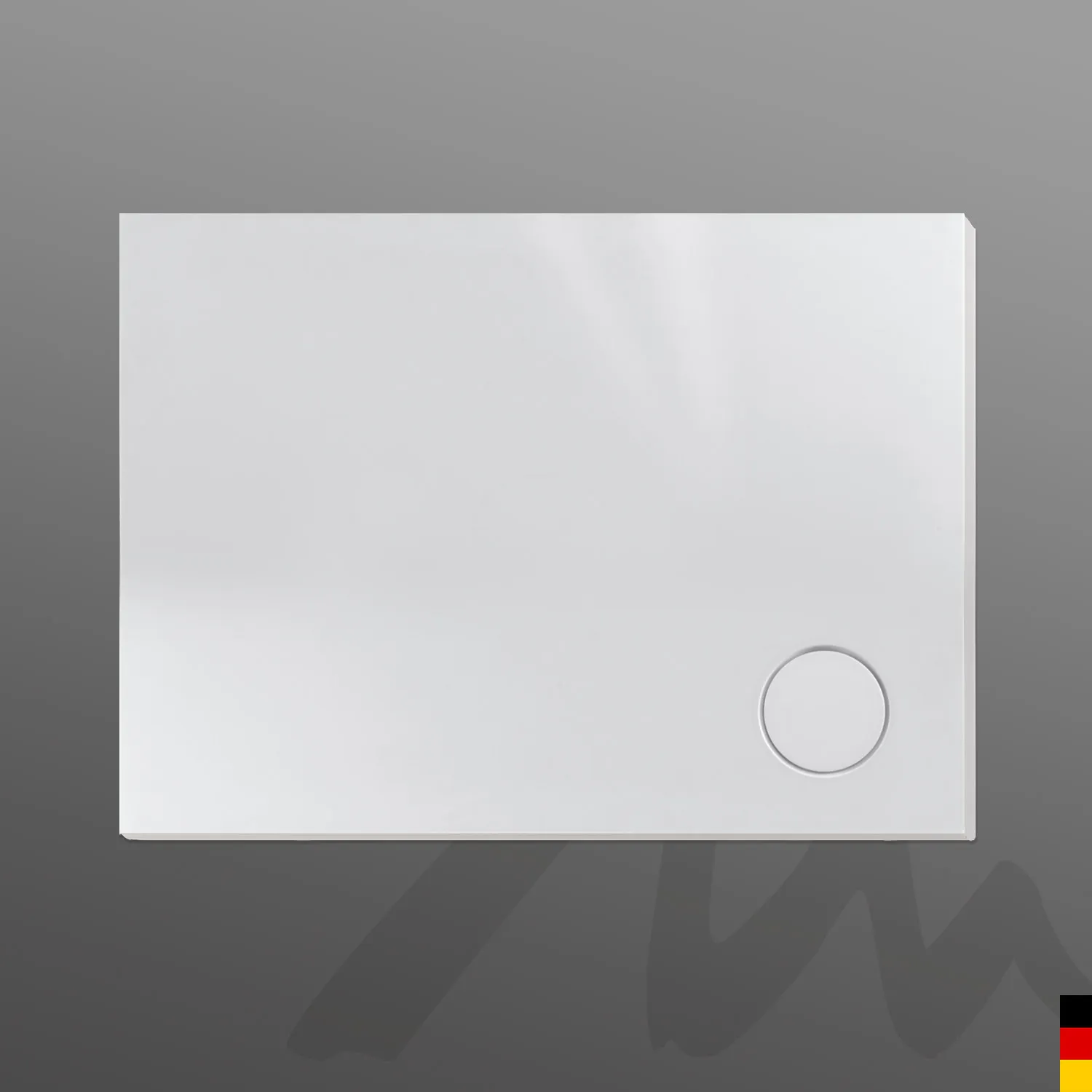 Mauersberger davisi Acryl-Duschflächen-Block 90⁄75, rein-weiß