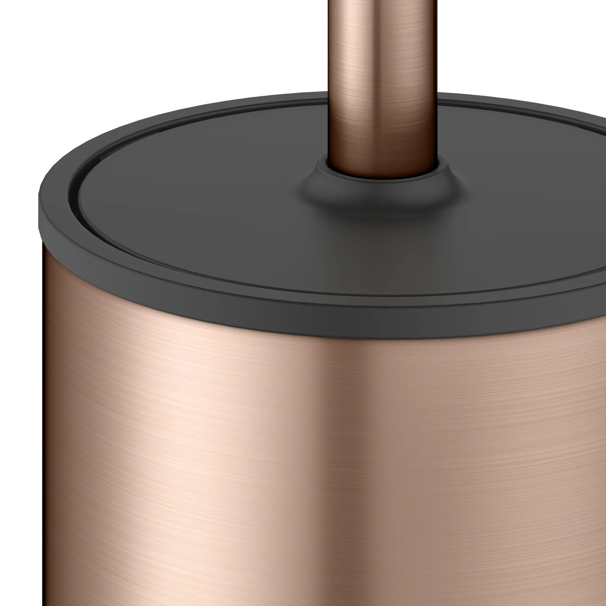 Collection Moll Toilettenbürstengarnitur Rotgold gebürstet / anthrazit Collection Moll Toilettenbürstengarnitur Rotgold gebürstet / anthrazit