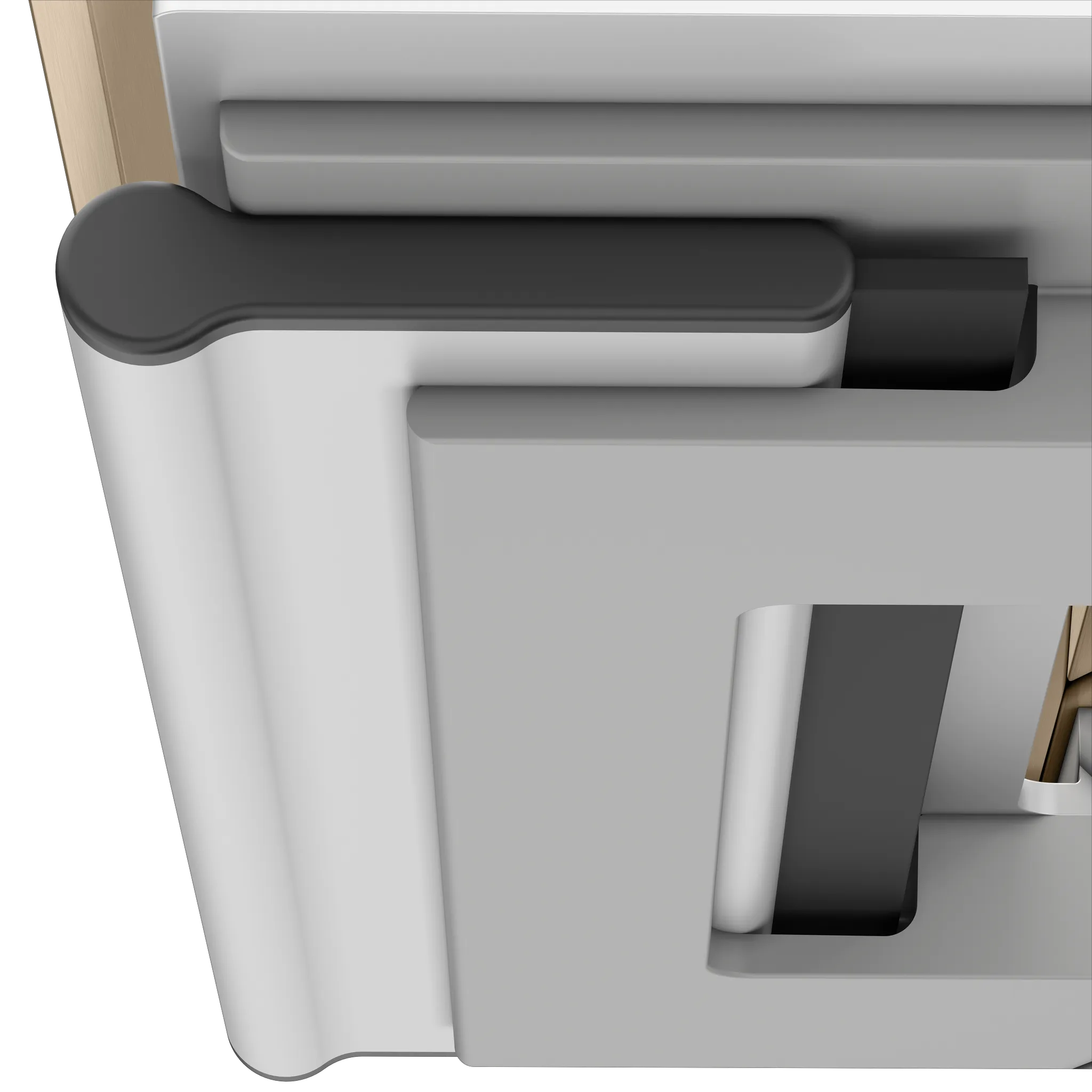 Edition 11 11159030000 Duschkorb mit Glasabzieher silber-eloxiert/Bronze geb. Edition 11 11159030000 Duschkorb mit Glasabzieher silber-eloxiert/Bronze geb.