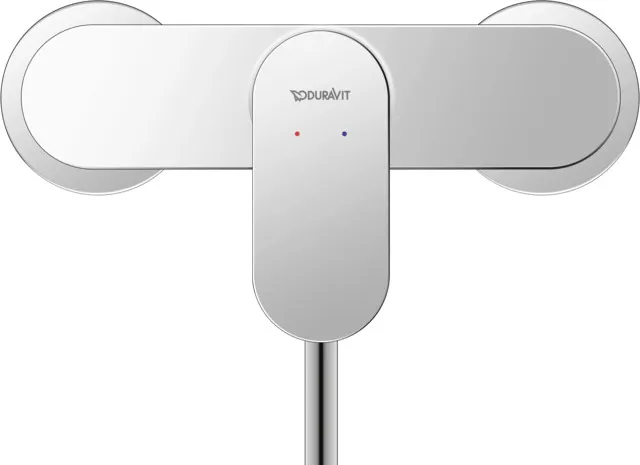 Einhand-Duscharmatur „Wave“ in Chrom Einhand-Duscharmatur „Wave“ in Chrom