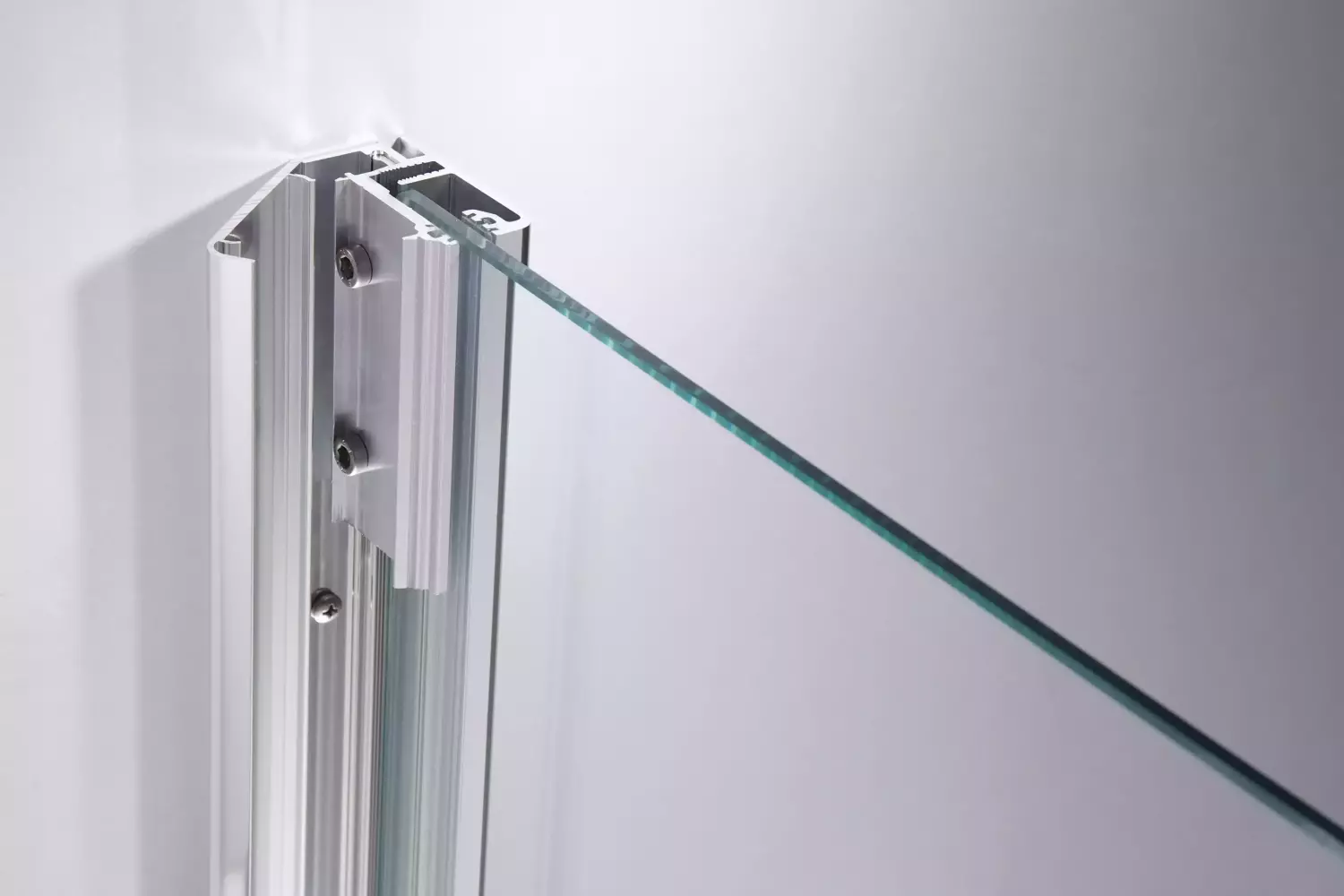 HSK teilgerahmt U-Kabine pendelbar „Aperto“ U-Kabine Glas Carré, Profile Schwarz-matt, L: 1000 mm B: 1000 mm H: 2000 mm