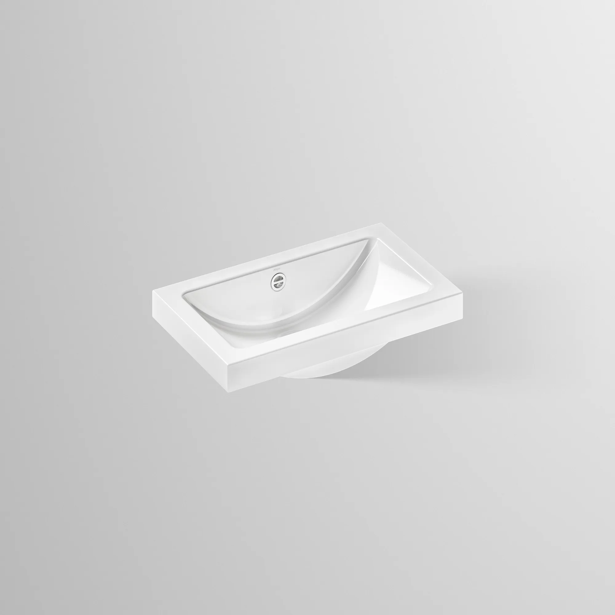 Waschbecken „R-Serie“ 585 × 135 mm, ohne Hahnlochbohrung mit ProShield Waschbecken „R-Serie“ 585 × 135 mm, ohne Hahnlochbohrung mit ProShield