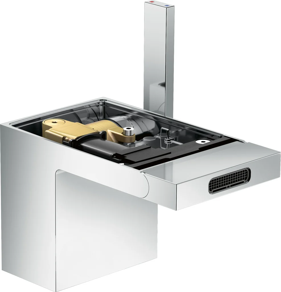 Hansgrohe AXOR MyEdition Bidetmischer - Einhebel-Bidetmischer mit Push-Open Ablaufgarnitur, Chrom, Ausladung 121 mm, Auslaufhöhe 83 mm Hansgrohe AXOR MyEdition Bidetmischer - Einhebel-Bidetmischer mit Push-Open Ablaufgarnitur, Chrom, Ausladung 121 mm, Auslaufhöhe 83 mm