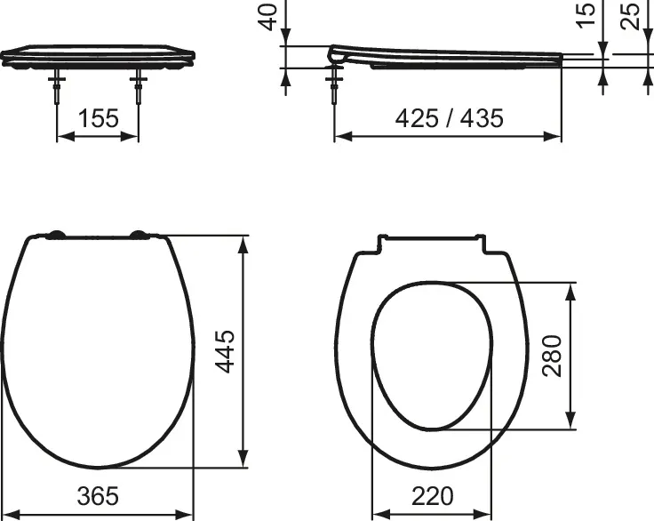 Ideal Standard WC-Sitz „Eurovit“