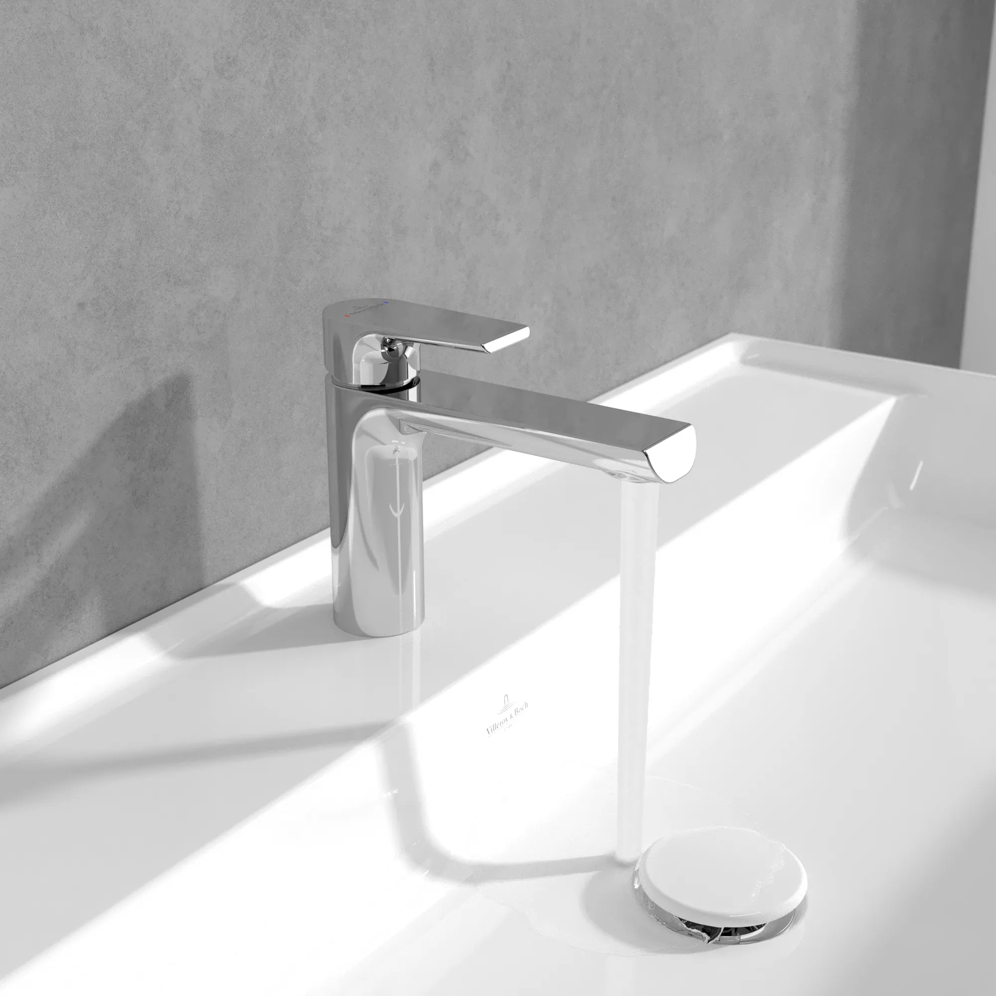 Einhand-Waschtischarmatur „Liberty“ 17,8 cm Ausladung 138 mm in Chrom Einhand-Waschtischarmatur „Liberty“ 17,8 cm Ausladung 138 mm in Chrom