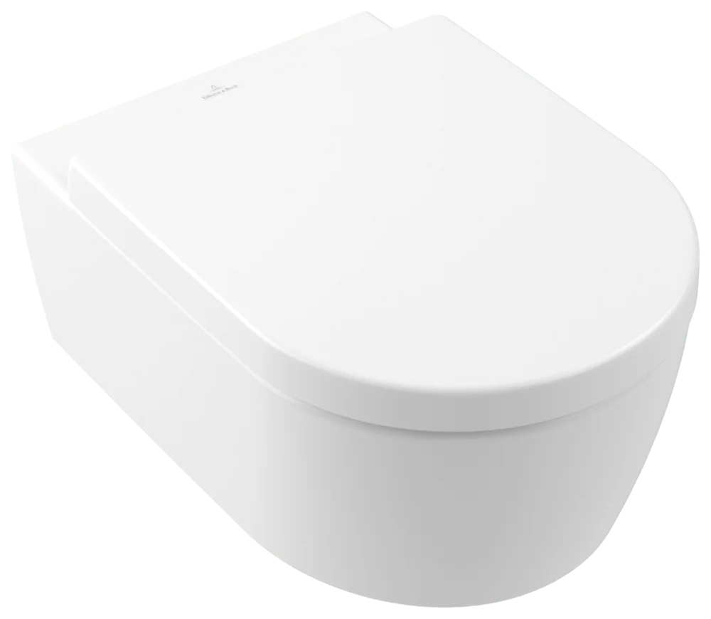 Villeroy & Boch Avento WC-Sitz 9M77C1, Oval, Stone White