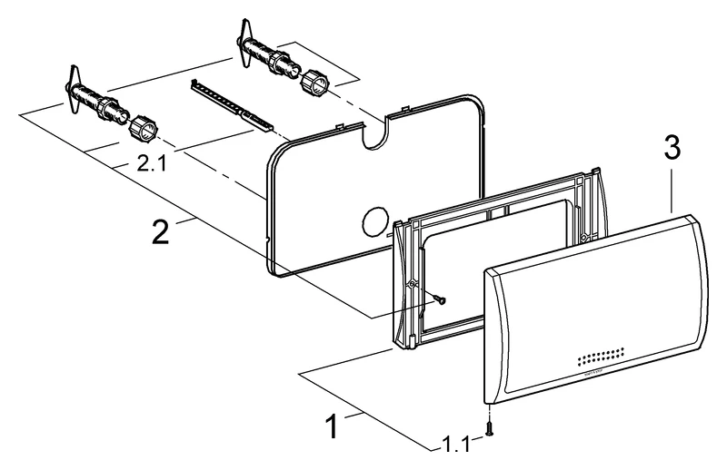 Grohe Abdeckplatte Classic 37053, 330x190mm, mattchrom Grohe Abdeckplatte Classic 37053, 330x190mm, mattchrom