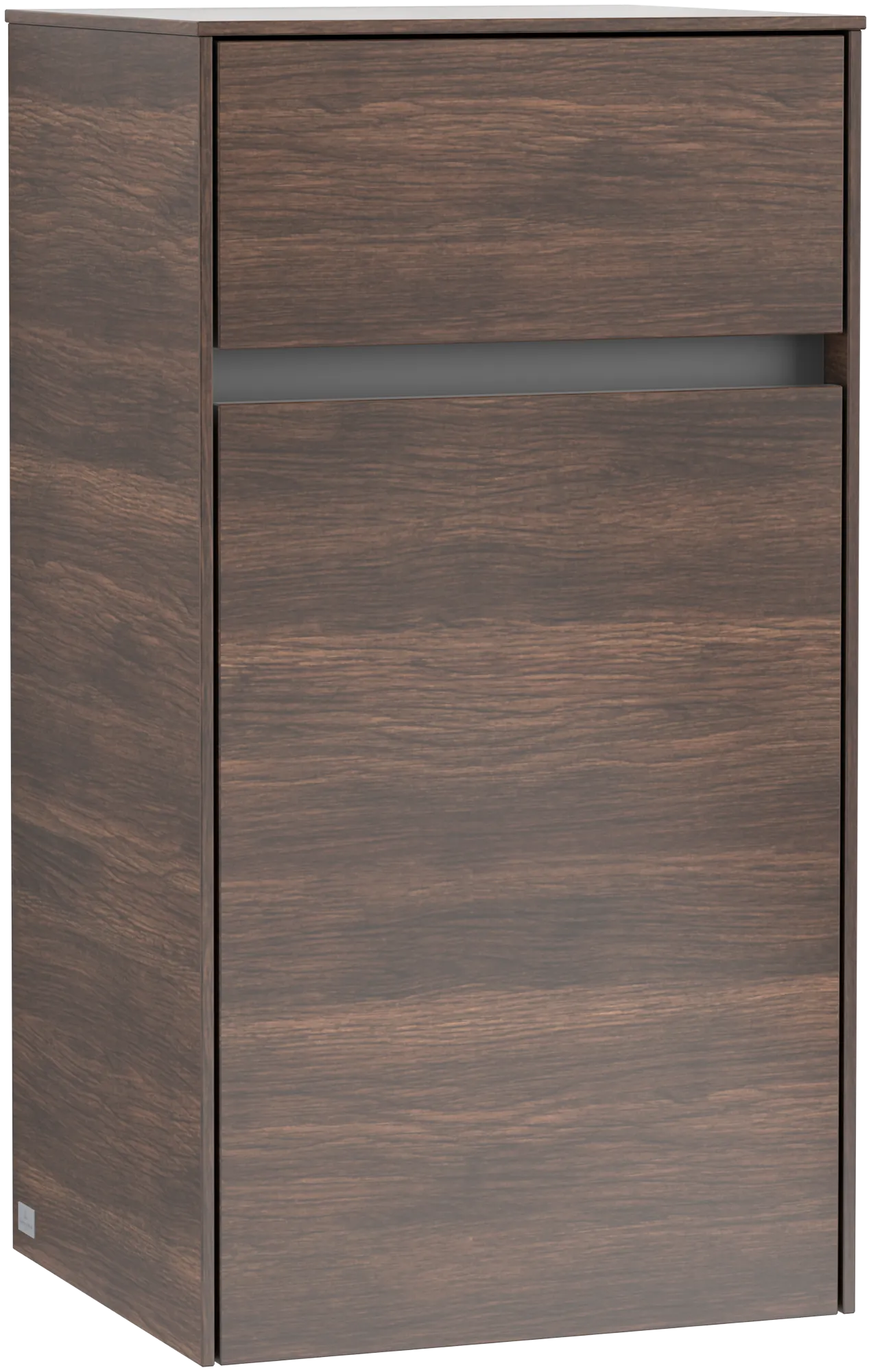 Villeroy & Boch Seitenschrank „Collaro“ 1 Tür, 1 Auszug / Schublade 40,4 × 74,8 × 34,9 cm 1 Tür, Anschlag (Scharnier) links, 1 Auszug / Schublade