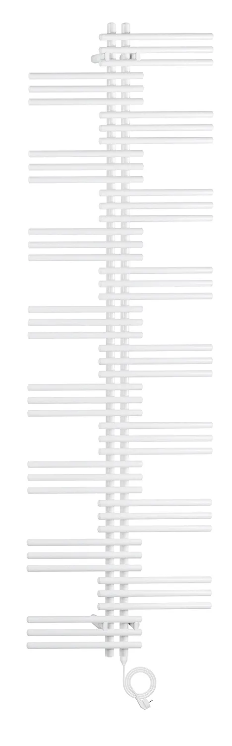Zehnder Design-Handtuchwärmer „Yucca“ mit Heizstab IHE 80 × 134 cm in Black Quartz Zehnder Design-Handtuchwärmer „Yucca“ mit Heizstab IHE 80 × 134 cm in Black Quartz