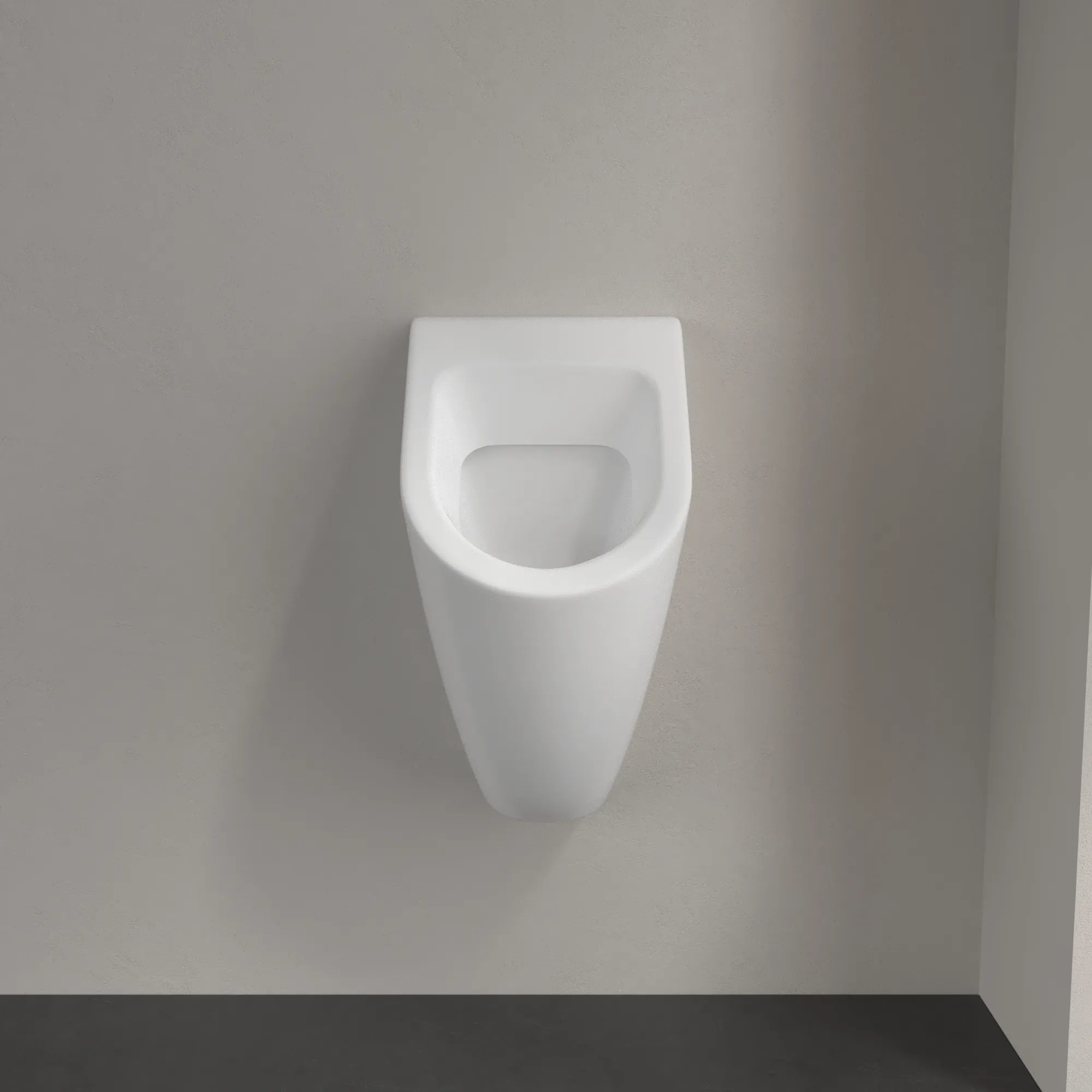 Villeroy & Boch Absaug-Urinal Subway, oval, Stone White CeramicPlus, 285 x 315 mm, Höhe 535 mm, Wandmontage Villeroy & Boch Absaug-Urinal Subway, oval, Stone White CeramicPlus, 285 x 315 mm, Höhe 535 mm, Wandmontage