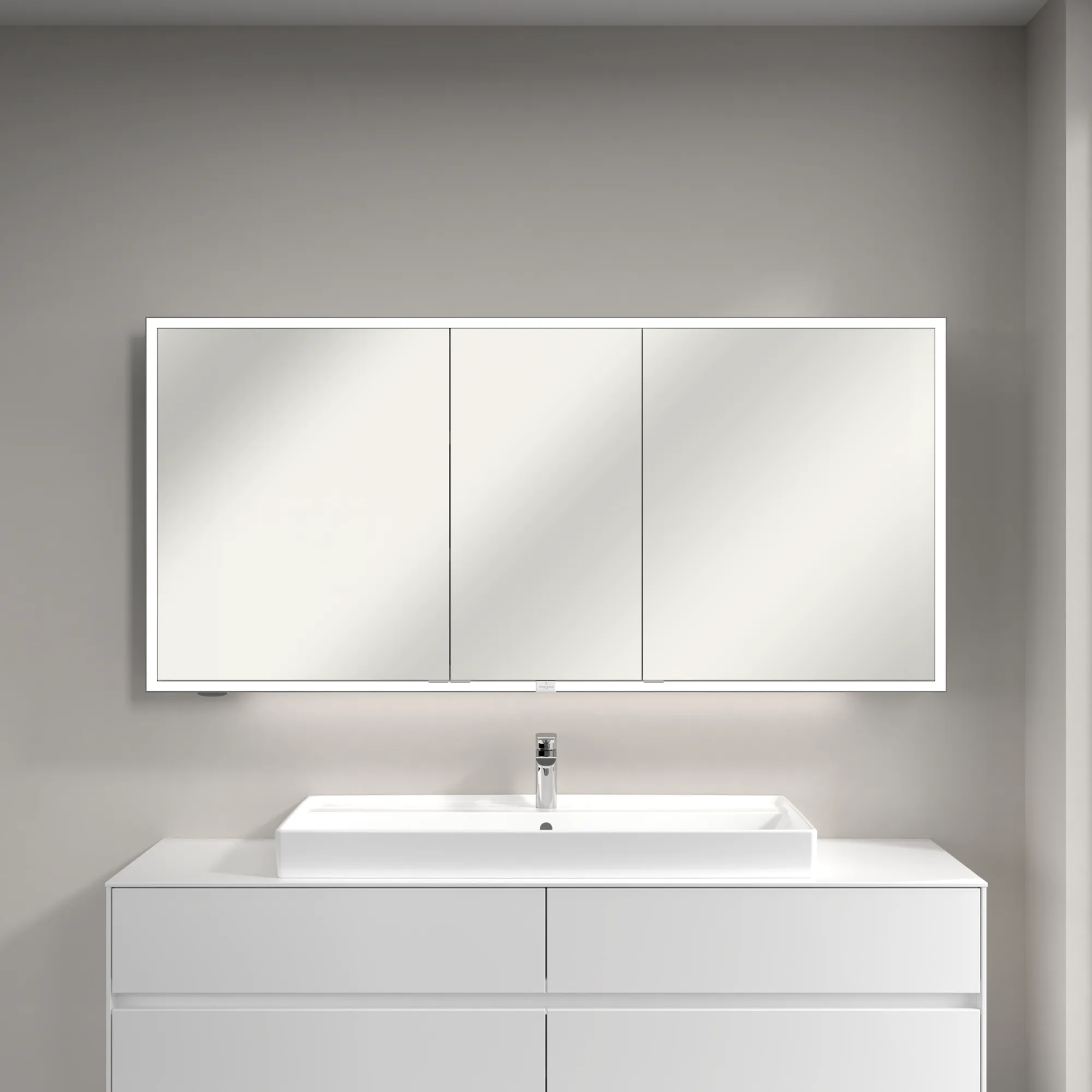 Villeroy & Boch Vorbau-Spiegelschrank „My View Now“ 1600 × 750 × 168 mm in White Matt