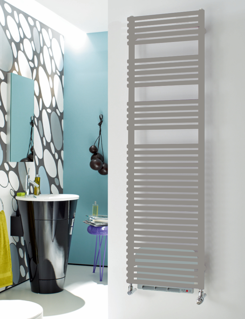 Zehnder Forma Air LFE-120-050/IPS Design-Heizkörper, elektrisch, 1230x126x496 mm, Titane