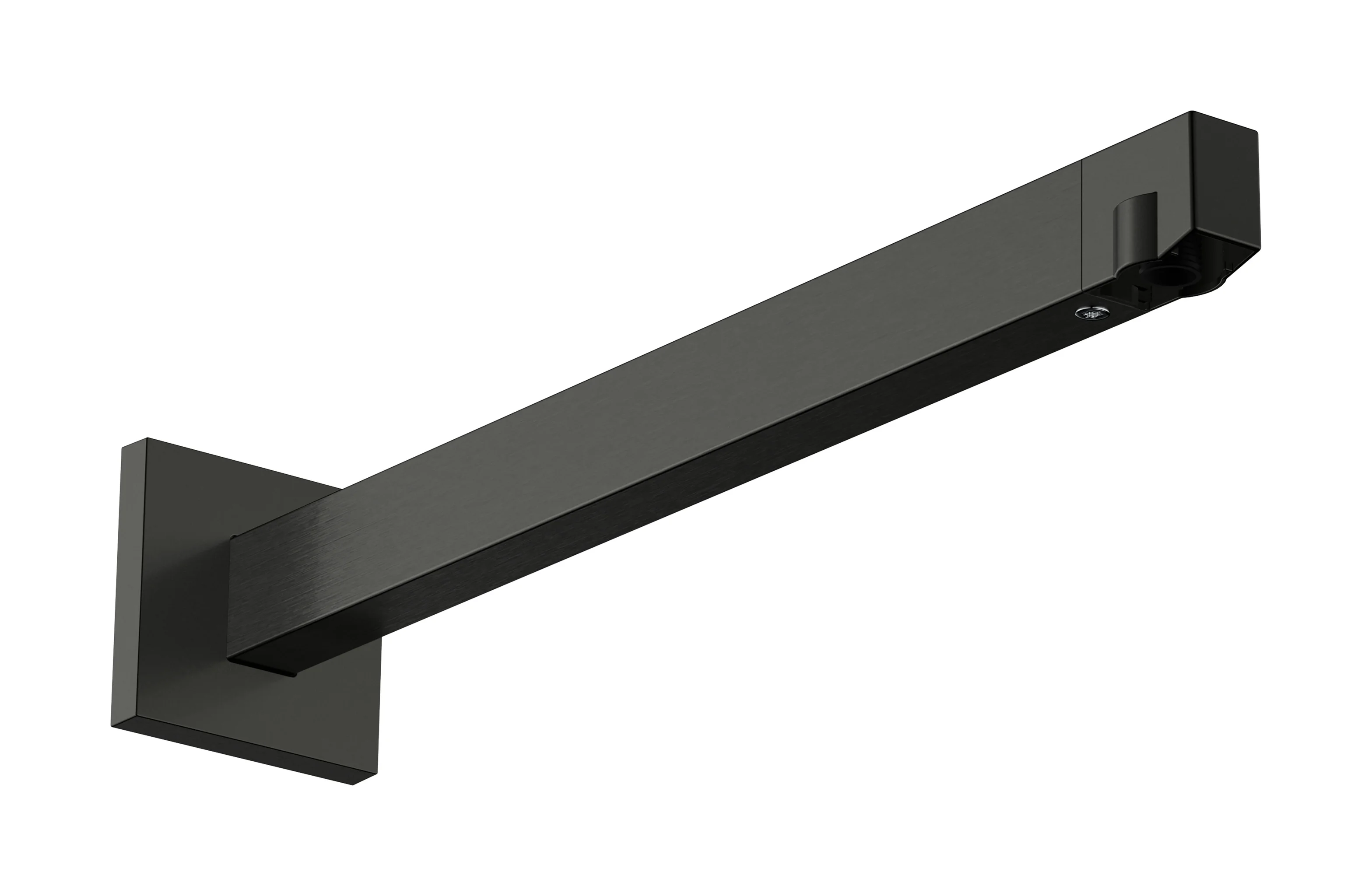 Hansgrohe Brausearm E, 390 mm, Brushed Black Chrome, Unterputzmontage