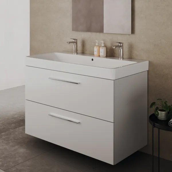 Ideal Standard Waschbecken „i.lifeB“, Hahnlochposition mittig in Weiß