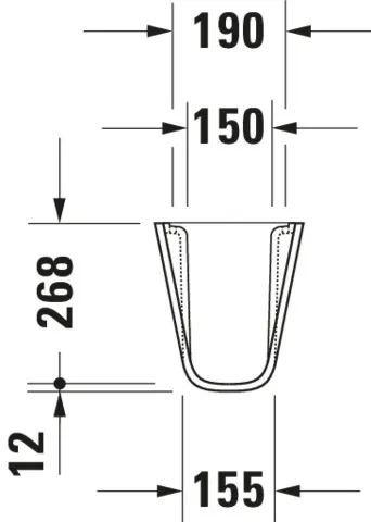Halbsäule D-Code für 231065/231060/231055/034812, weiß Halbsäule D-Code für 231065/231060/231055/034812, weiß