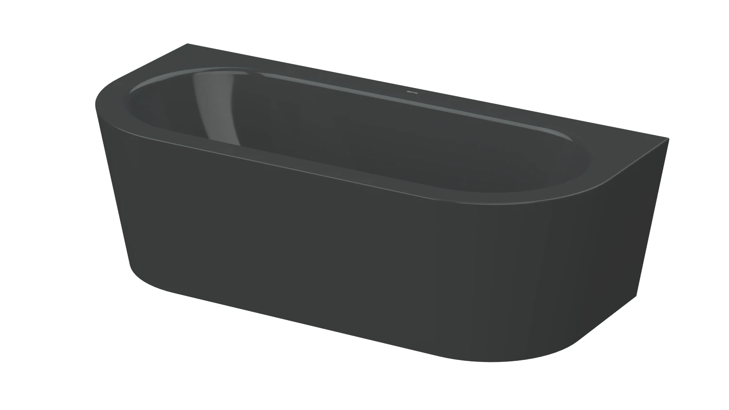 Bette rechteck Badewanne „BetteStarlet I Silhouette“ 185 × 85 cm in Schwarz