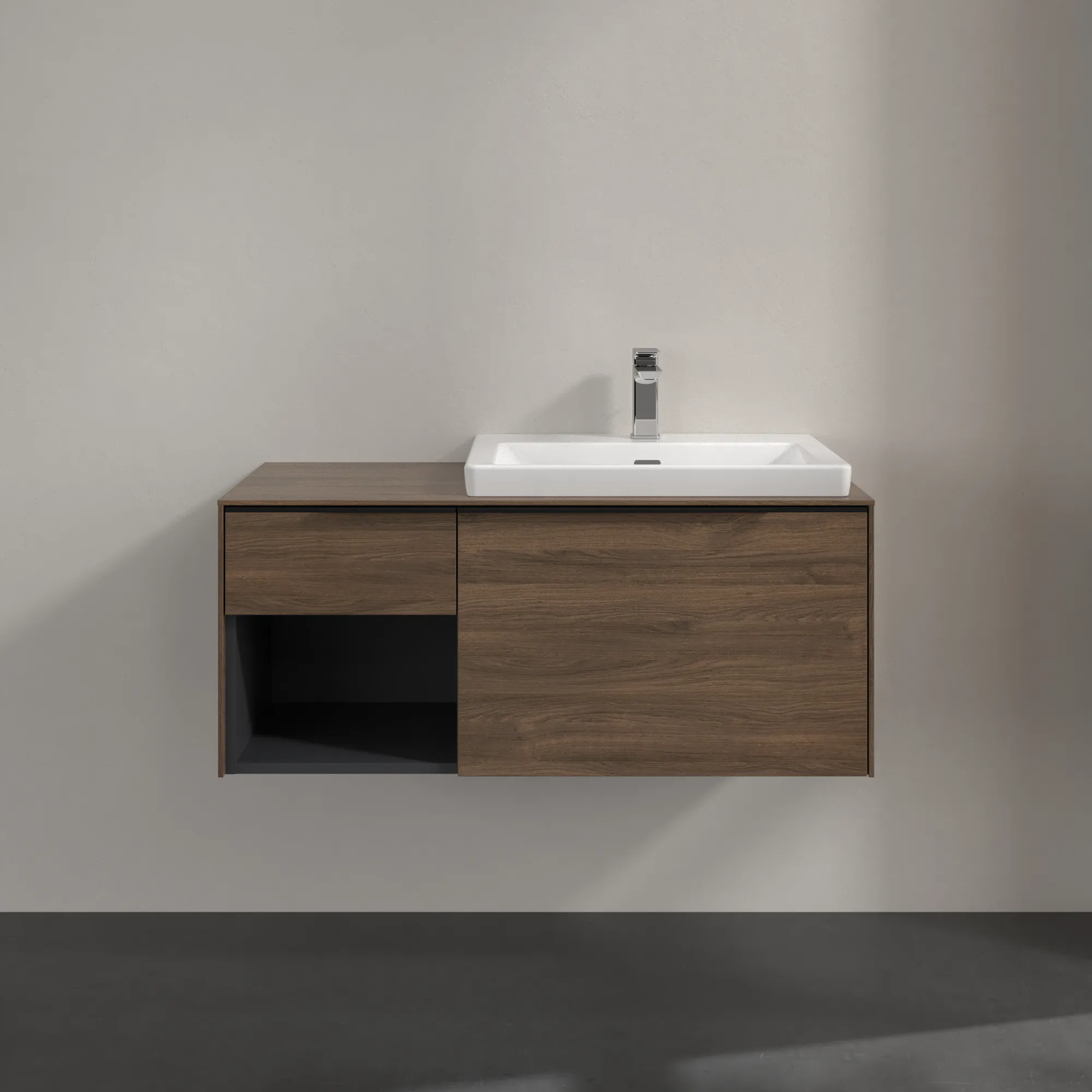 Villeroy & Boch Waschbeckenunterschrank Subway 3.0 Arizona Oak, 1001x423x500 mm, mit Beleuchtung und SoftClosing