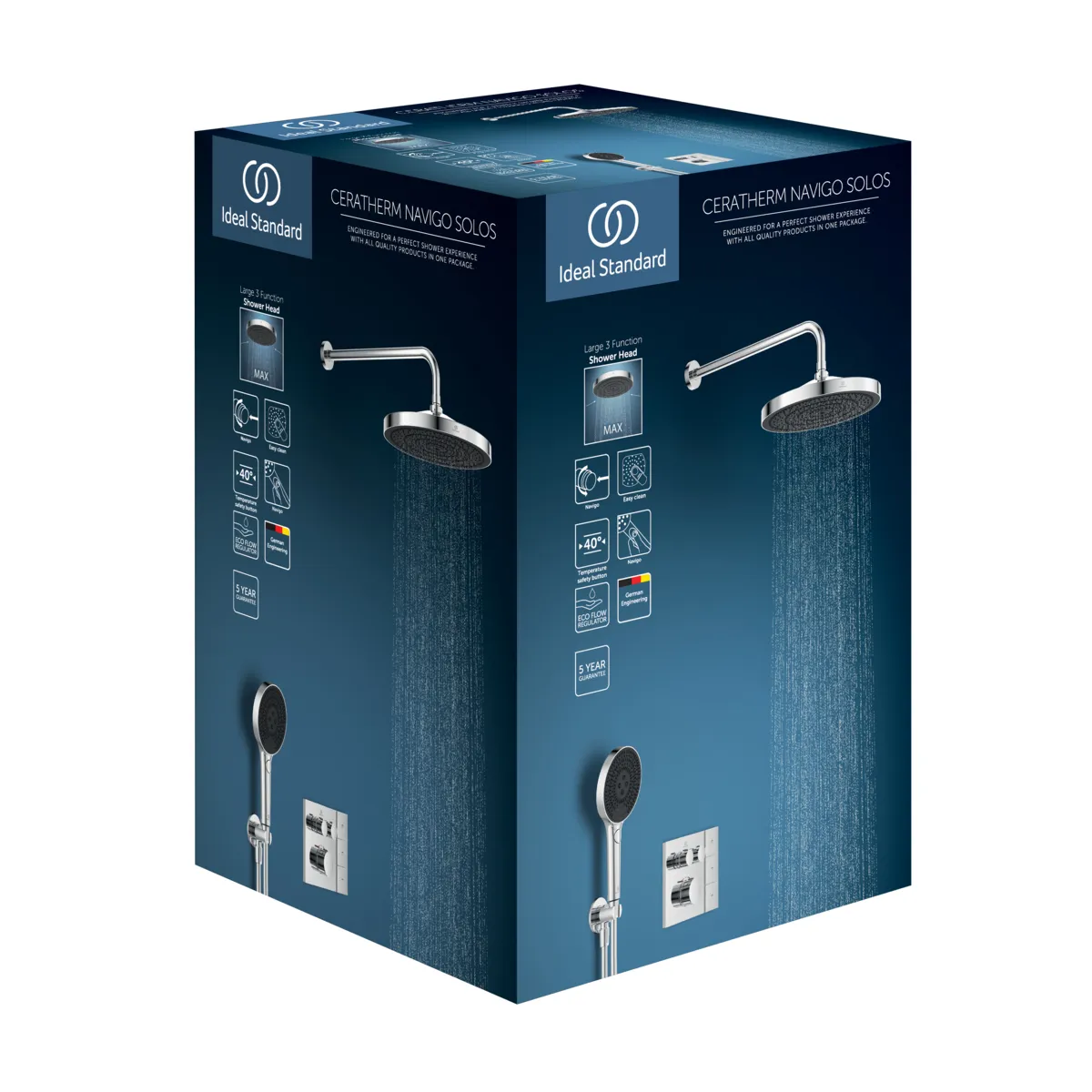 Ideal Standard Ceratherm Navigo Solos Armaturen-Paket Ideal Standard Ceratherm Navigo Solos Armaturen-Paket