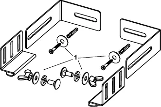 TECE Wandhalterung „TECEdrainline Evo“ TECE Wandhalterung „TECEdrainline Evo“