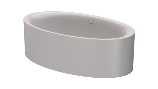 Bette oval Badewanne „BetteEve Oval Silhouette“ 180 × 100 cm in Dust