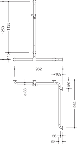 HEWI Haltegriff „Serie 801“