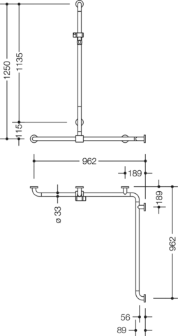 HEWI Haltegriff „Serie 801“ HEWI Haltegriff „Serie 801“