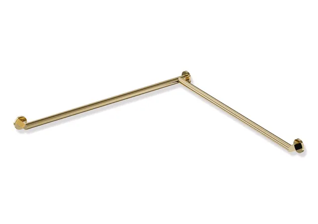 Dusch-, WannenhandlaufEdelstahl, PVD, waagerechte Längen 947 mm, 70 mm tief, Stangendurchmesser 32 mm, Ausführung rechts, in Farbe CK (Messing glänzend) Dusch-, WannenhandlaufEdelstahl, PVD, waagerechte Längen 947 mm, 70 mm tief, Stangendurchmesser 32 mm, Ausführung rechts, in Farbe CK (Messing glänzend)