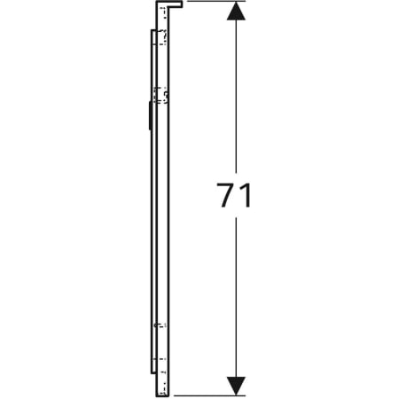 Geberit Spiegel „Xeno2“ 60 × 71 cm, rechteckig Geberit Spiegel „Xeno2“ 60 × 71 cm, rechteckig