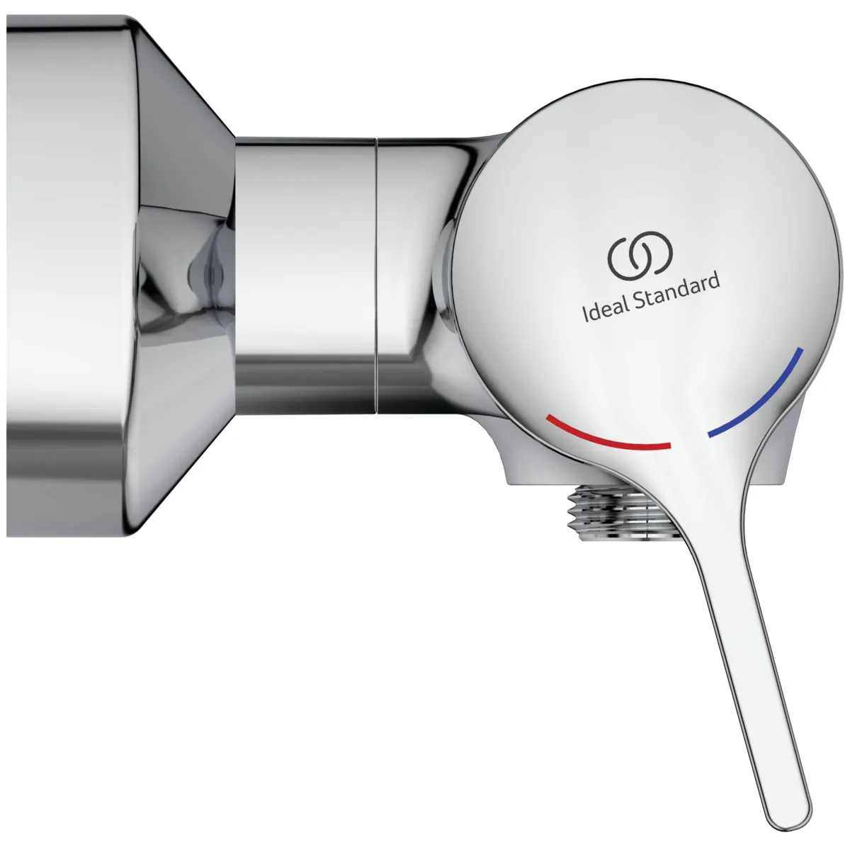 Brausearmatur Aufputz Melange, Ausladung 79-84mm, Chrom Brausearmatur Aufputz Melange, Ausladung 79-84mm, Chrom