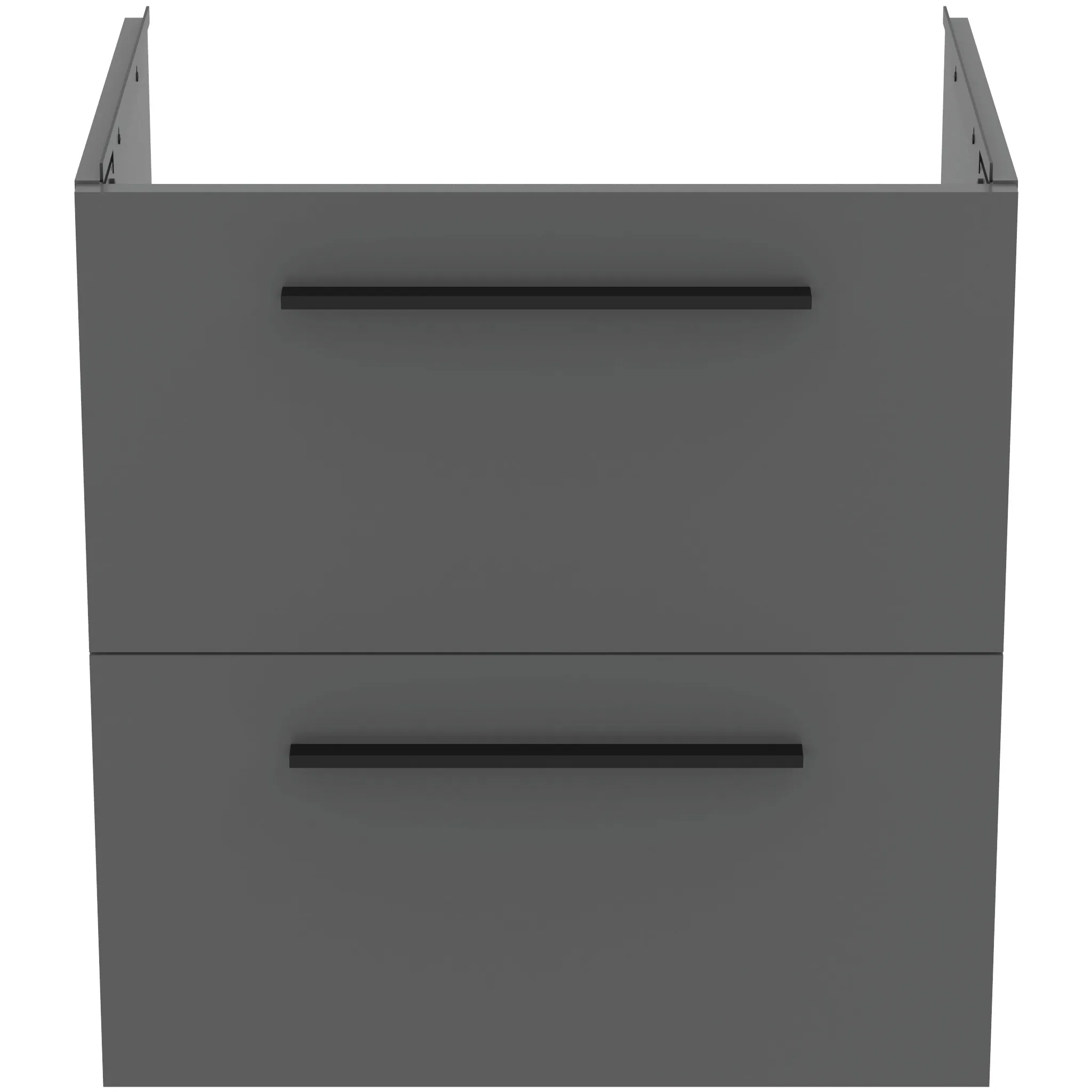 Ideal Standard i.life A Möbelwaschtischunterschrank Quarzgrau matt 600x440x630mm 2 Auszüge Softclose Ideal Standard i.life A Möbelwaschtischunterschrank Quarzgrau matt 600x440x630mm 2 Auszüge Softclose